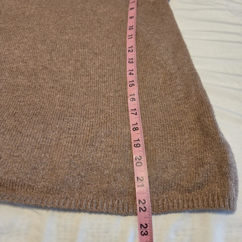 Old Navy Sweater Womans XXL Brown Turtleneck Off Shoulder Boxy Cozy Comfy - Picture 9 of 10